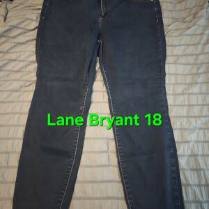 Lane Bryant Dark Blue Skinny Jeans